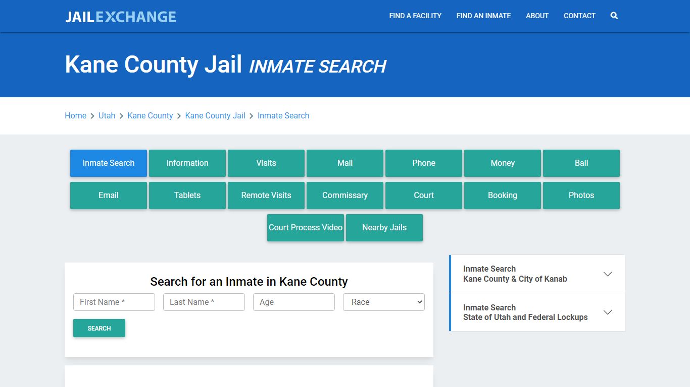 Kane County Jail, UT Inmate Search: Roster & Mugshots - Jail Exchange