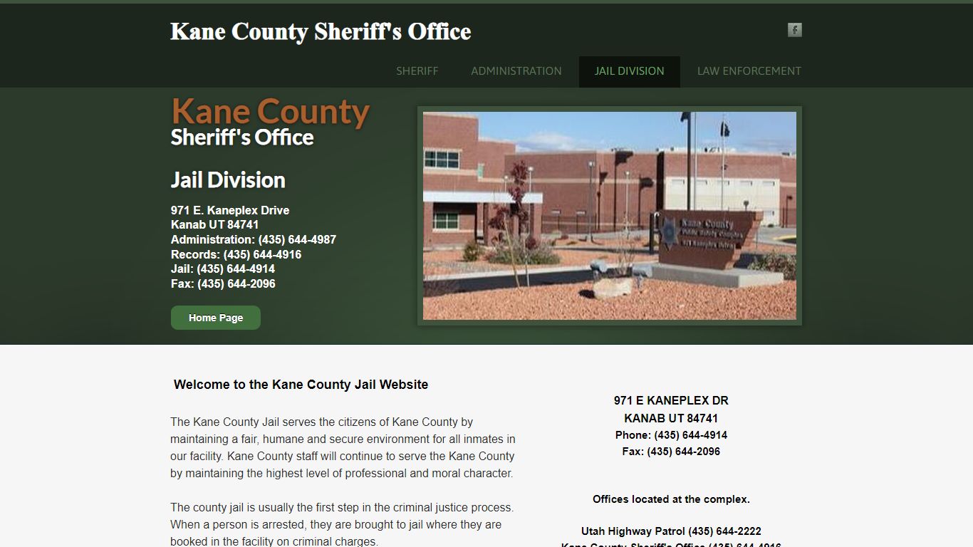 Jail Division - Kane County Sheriff's Office